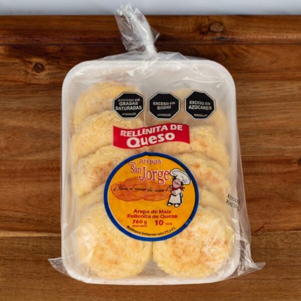 Arepas Rellenas de Queso x 10